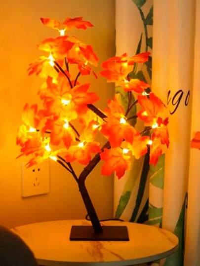 LAMPARA HOJAS DE OTOÑO BONSAI