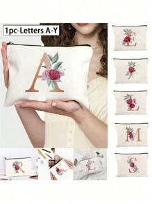 Túi đựng mỹ phẩm, túi trang điểm, ví, tên viết tắt A-T, túi đựng đồ dùng vệ sinh cá nhân, túi đựng đồ dùng nhà tắm, ví đựng điện thoại có khóa kéo, ví đựng bút chì, túi cầm tay, quà tặng giáo viên, đồ dùng du lịch cho phụ nữ, quà tặng cho bé gái, dụng cụ trang điểm, cọ trang điểm, đồ dùng học tập, túi trang điểm, đồ dùng cần thiết cho kỳ nghỉ, túi đựng mỹ phẩm, hộp đựng mỹ phẩm, hộp đựng mỹ phẩm mùa đông, hộp đựng mỹ phẩm. - Màu be - Xem 24