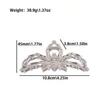 1pc Gold-Tone Spider Hair Clip, Halloween Hair Accessory - KC Gold - View 10