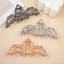1pc Gold-Tone Spider Hair Clip, Halloween Hair Accessory - KC Gold - View 4