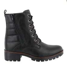 Women Mid-Calf Boots - 黑色 - 查看 3