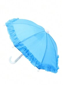 1 件娃娃风格时尚雨伞、摄影道具、雨天仙子