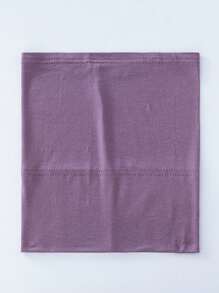 1 Peça lenço versátil de cor sólida, turbante, echarpe para mulheres, touca tubo elástica, sólida