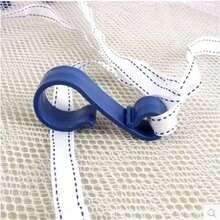 1pc Laundry Basket & Clothes Drying Net With Clothespin For Socks,Blue Sweater & Underwear Hanging Dryer Rack - Dark Green - View 5