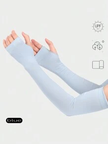 Manicotto del braccio in seta ghiacciata personalizzato con stampa del logo per le donne, copertura del braccio sportiva per la protezione solare dalle attività all'aperto come ciclismo, guida e protezione quotidiana dai raggi UV