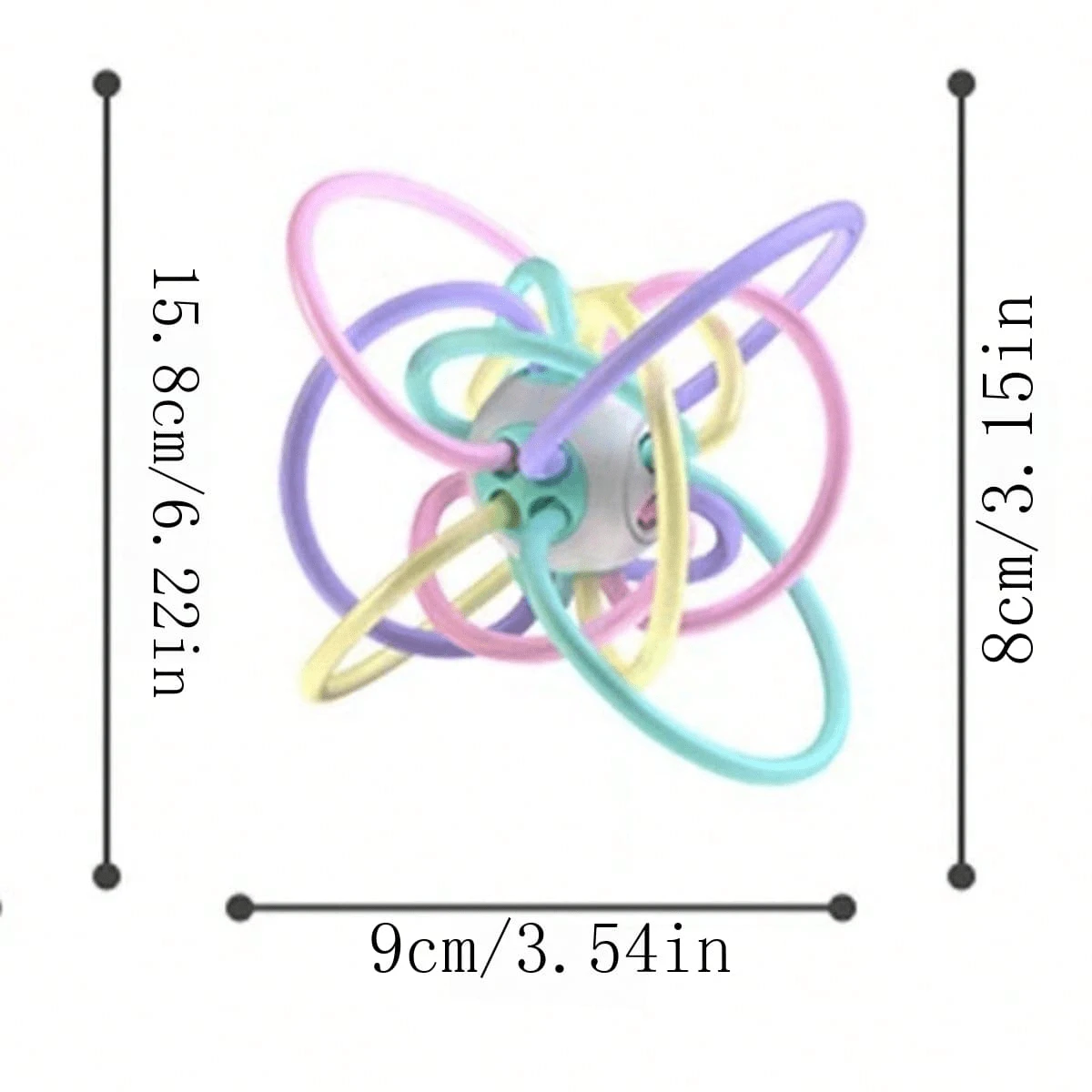 Teething Gel Combination Teether For Infants Safe To Boil And Chew