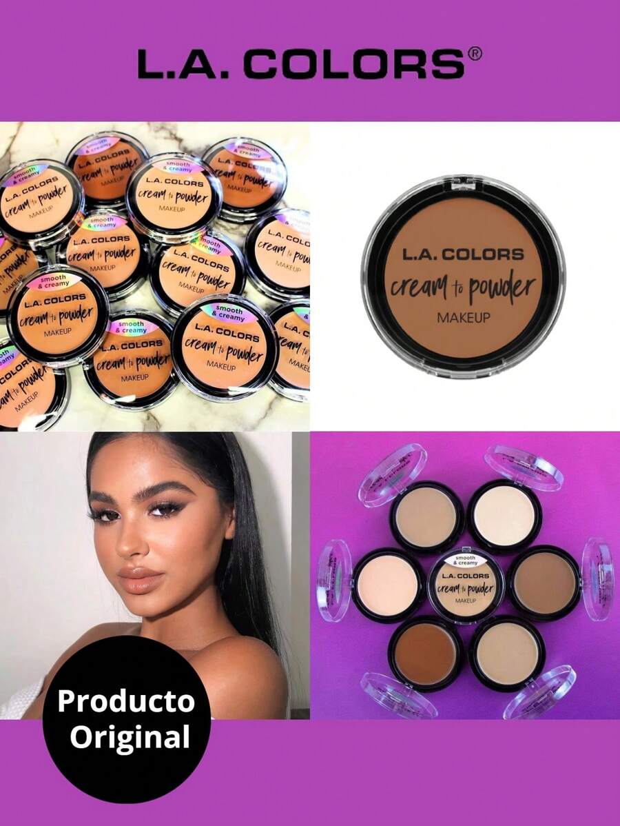 L.A. Colors Cream To Powder Cream Foundation LA Colors - 108 Medium Golden - 查看 1