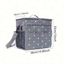 大容量尿布包、婴儿车收纳袋、悬挂式储物袋、多功能背包、旅行必备