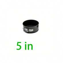 3 Pieces Of Spring-Lock Cake Pans (5 Inches/7 Inches/9 Inches), Detachable Bottom Baking Cake Molds, Loose-Bottom Baking Pan, Non-Stick Cheesecake Pan, Leak-Proof Round Cake Baking Pan, Oven Accessories, Baking Tools, Kitchen Accessories - Black - View 14