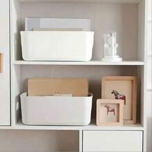 1 Plastic Storage Box, Large-Sized Storage Frame For Tabletop, Storage Container, Kitchen Storage Box, Storage Basket Product - Multicolor - View 10