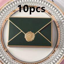 10/50pcs, Blank Packing Paper Gift Box Creative Classic Envelopes Gift Boxes Wedding Favor Boxes Birthday Party Party Cosmetics Packaging Box,