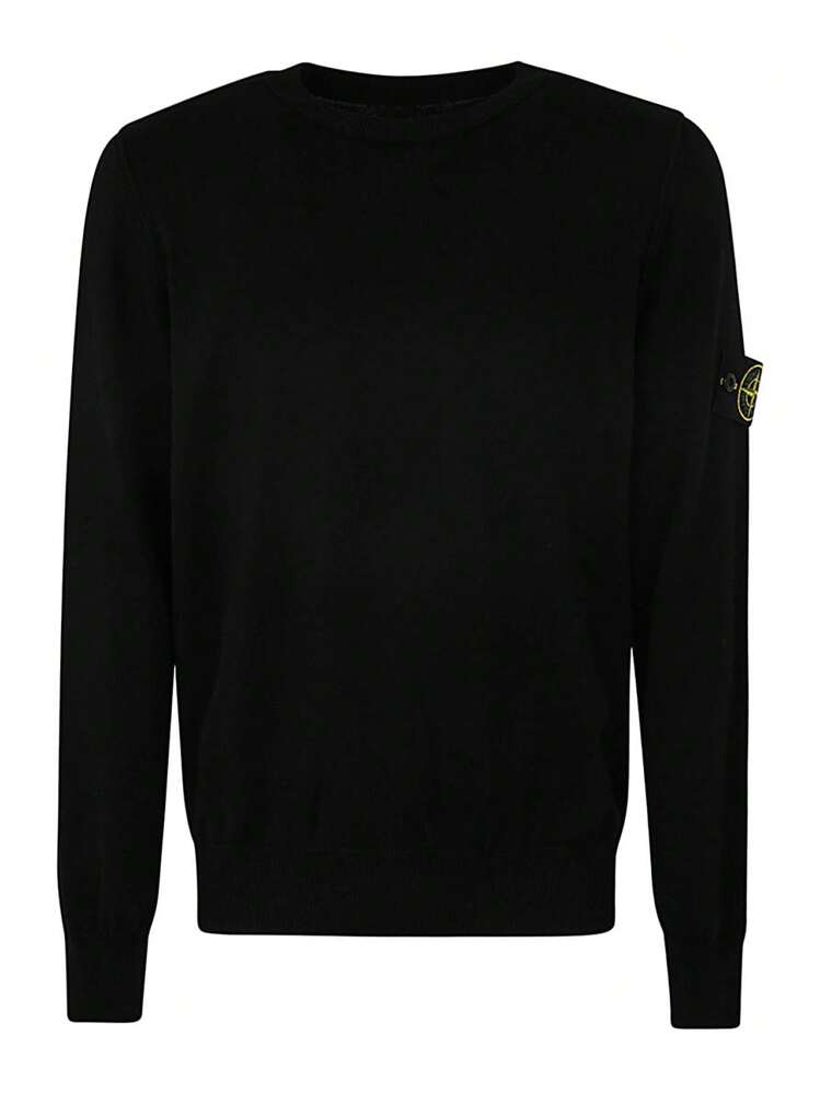 ★STONE ★ Double knit sweatshirt black MNPOKNI1682055 Stone Island Sweatshirt from $385.00 - on Stylight