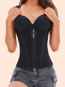 Gilet d'entraînement à la taille pour femmes, tondeuse à exercice, shapewear pour le dos et la taille avec fonction d'absorption de la transpiration, sport
