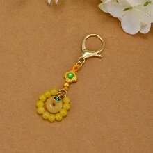 1pc Fashionable Chinese Style Lucky Beaded Car Keychain Or Bag Charm - Multicolor - View 13