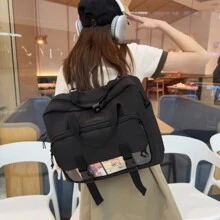 三合一可愛 Itabag 女士 2024 新款日式夏季背包女學校斜挎包女手提包書包肩背包Lolita JK Ita Bag 女孩 - 黑色 - 查看 3