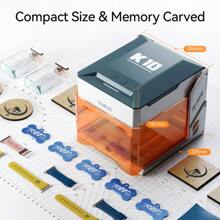 WAINLUX K10 Laser Engraving Machine,3000mW Laser Engraver,WiFi Connection,DIY Tools For Wood, Leather, Laser Class 1 - White - View 6