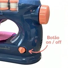 Kids Sewing Machine Toys - Blue - View 3