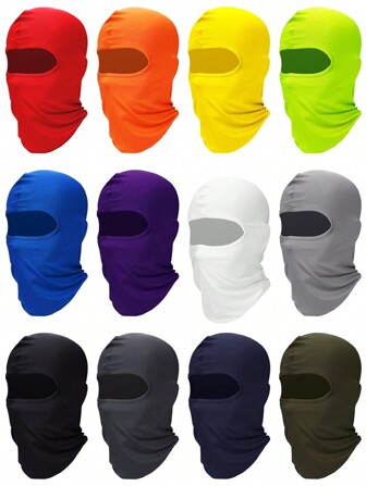 Balaclava Ski Mask Head Mask Full Face Mask Windproof Face Cover Sun UV Protection Scarf Men Women Outdoor Sport Cycling Cap Ski Mask,Suitable For Cycling,Riding Motorcycle And Skiing
