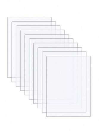 10 件 4x6 英寸透明亚克力板，相框玻璃替换件，DIY 绘画工艺品，婚礼和生日派对宾客名片