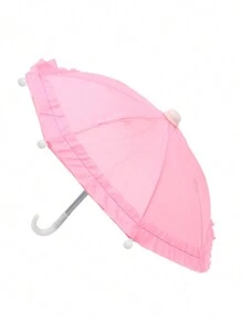 1 件娃娃风格时尚雨伞、摄影道具、雨天仙子