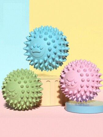 1pc Pet Toy Ball For Dogs And Puppies, Molar Resistant And Bite-Proof, Helps To Relieve Boredom
