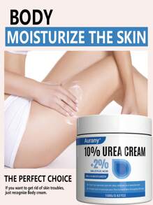 AURANY Creme de Ureia 10% para Pés + 2% de Ácido Salicílico, Creme de Ureia, Creme de Ureia para os Pés para Pele Áspera, Grossa, Seca e Rachada, Amacia e Hidrata a Pele dos Pés, Protege e Hidrata a Pele dos Pés ao Longo do Dia, Adequado para os Pés, Joelhos e Cotovelos - 100g/3.527oz. - Branco - Visão 5