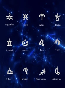 FOREVER QUEEN 1PC Sterling Silver 12 Constellation Anklet For Women Girls Adjustable Zodiac Horoscope Ankle Bracelets Summer Beach Birthday Gift