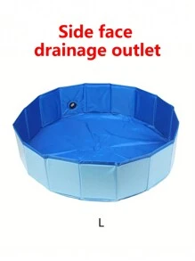 Portable Foldable Pet Bathing Tub, Suitable For Small/Medium/Large Dogs & Cats, Movable Swimming Pool Cleaning Supplies - Multicolor - View 14
