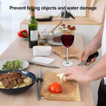 Wine Glass Charcuterie Topper, Bamboo Wine Glass Topper Coasters Plate, Wine Glass Charcuterie Board Topper For Family Gatherings, Restaurants, Bars