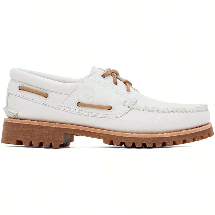 Timberland White Authentic Boat Shoes - Default - View 1