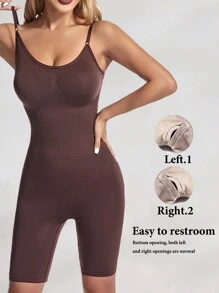 Mujer Enterizo Faja Con Soporte De Pecho, Abdominal Postparto Binder, Faja Apretada De Cintura Y Cadera, Ropa Interior Levantadora De Glúteos