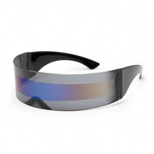 Kính thời trang phong cách Punk kết nối mới dành cho nữ với cảm giác công nghệ tương lai và thiết kế kính mắt cá tính, phụ kiện đi biển cho nữ, kính râm cho kỳ nghỉ hè ở bãi biển, hoạt động ngoài trời, du lịch. - Nhiều màu - Xem 12