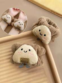 2/4条装多功能腕带毛巾，可用于洗脸、防汗、吸湿，可重复使用，适合家居浴室装饰、秋季装饰、返校季和头发护理。