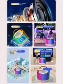 Khaki K52 Double Malt  Wireless Microphone Integrated Microphone K Song Speaker Wireless Bluetooth Portable Singer KTV Set - Khaki Double Wheat - View 11