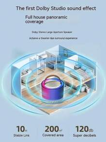 Khaki K52 Double Malt  Wireless Microphone Integrated Microphone K Song Speaker Wireless Bluetooth Portable Singer KTV Set - Khaki Double Wheat - View 9