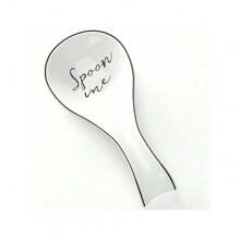 1pc Ceramic Spoon Rest For Stove Top, Porcelain Spoon Holder, Large Utensil Rest For Kitchen Counter, Spoon Rest For Spoon, Ladle, Spatula, Modern Farmhouse Kitchen Home Decor