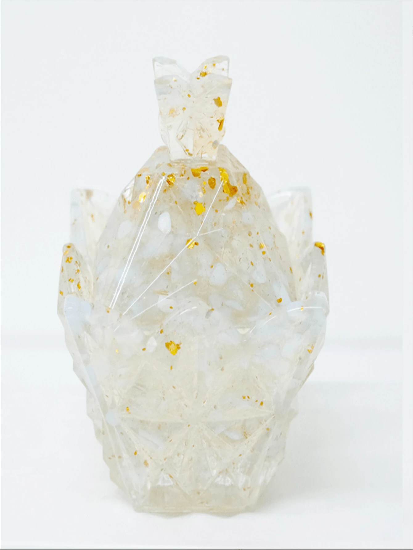 1pc Natural Crystal Drop Glue Storage Box Home Desktop  Storage Box Candy Box Degaussing Box - Natural Crystal Storage Box Candy Box - View 1