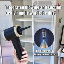 4in 1 4500pa Car Vacuum Cleaner Mini Powerful Strong Suction Brushless Motor For Car Home Appliance Handheld Wireless Cleaning Machine - Black - View 7