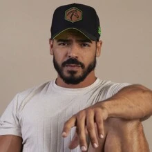Men Baseball Cap - Màu xanh chanh - Xem 2