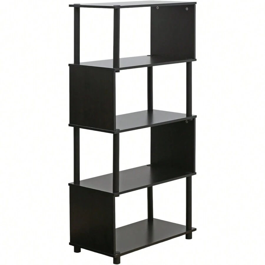 Modern Simple 5-Layer Storage Rack Storage Rack - màu đen - Xem 1