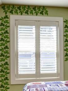 1set/2pcs Green Plant & Flowers Pattern Border Sticker For Home Decoration, Stickers, Wall Decal, Vinyl Decal For Home Decorations, Spring Decoration Items Refresh Your Home, Festival Decoration Stickers Gifts Birthday Graduation