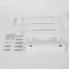 Shower Seat Folding Shower Seat White Wall-Mounted Shower Chair Shower Stool Shower Aid 36*33*5cm Bath Chair Folding Seat Up To 130kg - White - View 4