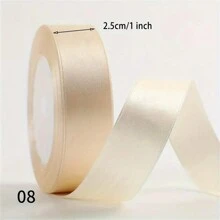 25 Yards Bandrolle für Stricken, Häkeln, Mützen, Hochzeitstorten, DIY Geschenkverpackung, Szenendekor, Feste, Raum, Fenster, Flur und Bürodekoration. Polyesterband mit vielseitigem Stil, kein Batterie oder Strom nötig, federlos. 1 Rolle Satinband in verschiedenen Farben, geeignet für Backen, Geschenkverpackung, Basteln, Haarzubehör, Hochzeitsdekoration, Nähen, Einladungen, Blumensträuße, Weihnachten, Valentinstag, Hochzeit, Geburtstagspartys' Dekoration, Weihnachten