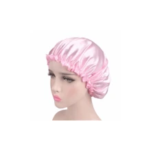 kit 3 ps Touca de Cetim Antifrizz Touca de Banho de Cetim Impermeável