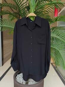 Women Blouses - 黑色 - 查看 1
