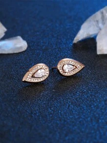 1 Bông Tai Hình Quả Lê Messick Bạc S925 Sang Trọng, Thích Hợp Cho Các Bạn Nữ Đeo Trong Đám Cưới Và Tiệc, Trang Sức Thương Hiệu Cao Cấp - bông tai hình quả lê - Xem 5