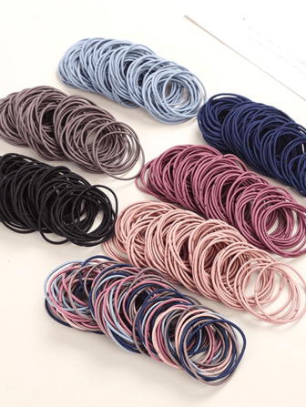Women's Classic Simple Multicolor Hair Scrunchies, Suitable For Daily Use And Ideal Gift For Friends,Hair Accessories,Ponytail ,Hair Elastics,Hair Rope,Hair Ties, Hair Bobbles