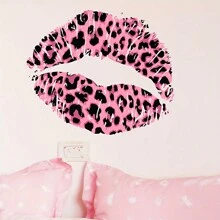 1 件创意性感嘴唇墙贴，最适合墙壁装饰、客厅装饰、可移除贴纸、贴纸、墙贴花、家居装饰乙烯基贴花、春季装饰品让您的家焕然一新、Rama 装饰贴纸