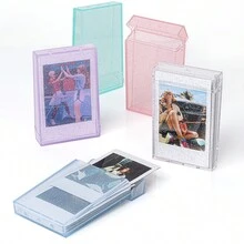 1个闪光透明相框收纳盒，桌面展示 - 無色 - 查看 4