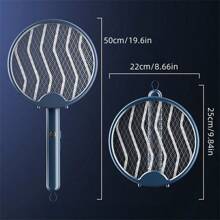 Rechargeable Electric Mosquito Swatter With Lithium Battery, Wholesale Fly Swatter, Foldable 2-In-1 Mosquito Killer For Home Use - One Size - View 9
